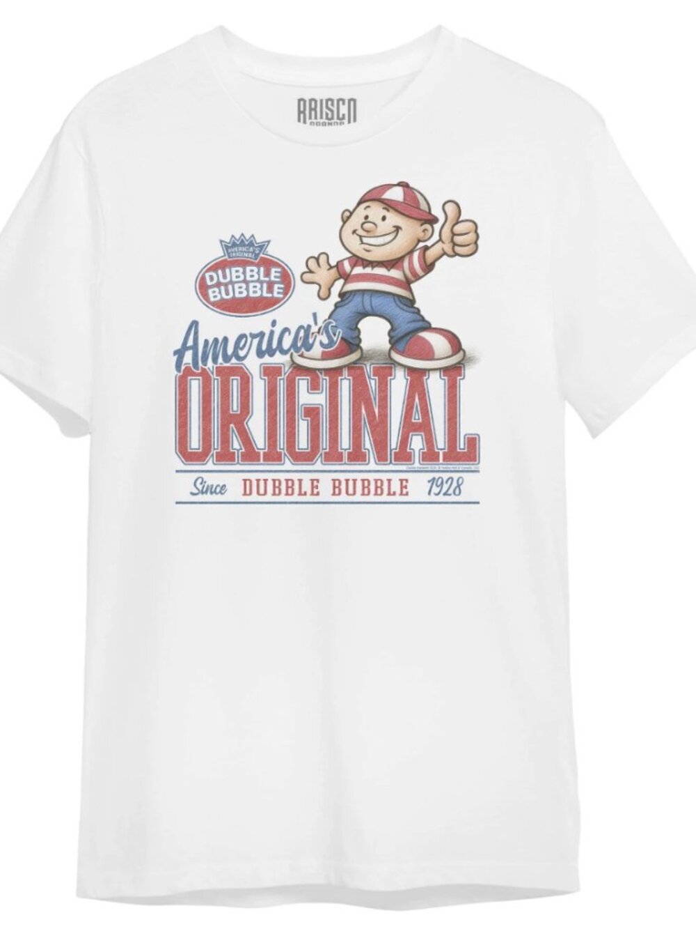 NEW Men's Dubble Bubble Short Sleeve Graphic White Large T-Shirt